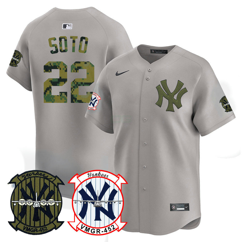 Camisa MLB Men’s New York Woodland USMC Alternativa Vapor Premier Limited Jersey