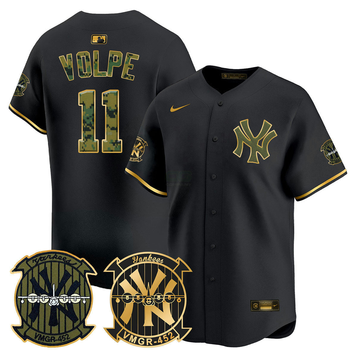 Camisa MLB Men’s New York Woodland USMC Alternativa Vapor Premier Limited Jersey