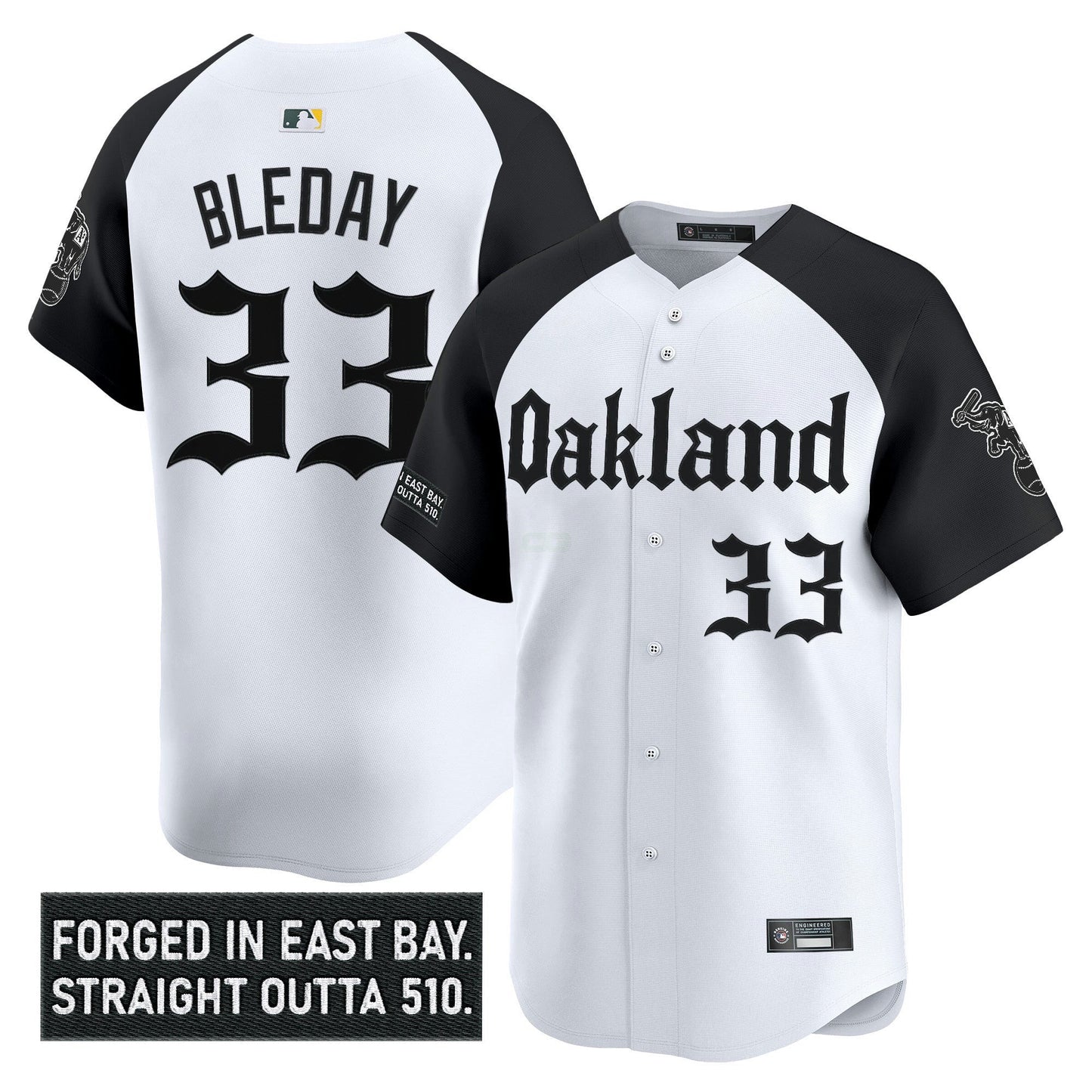 Camisa MLB Men’s Oakland ‘Gothic East Bay Edition’ Vapor Premier Limited Jersey