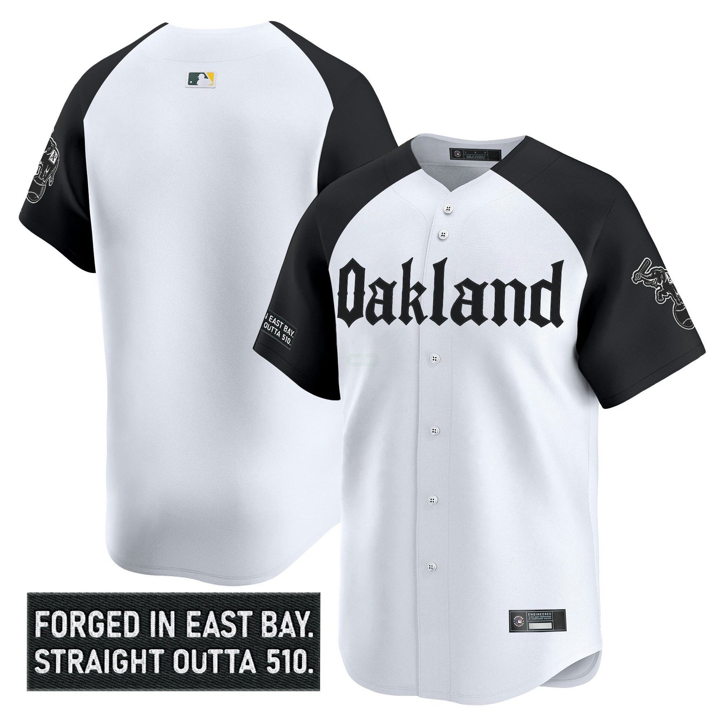 Camisa MLB Men’s Oakland ‘Gothic East Bay Edition’ Vapor Premier Limited Jersey