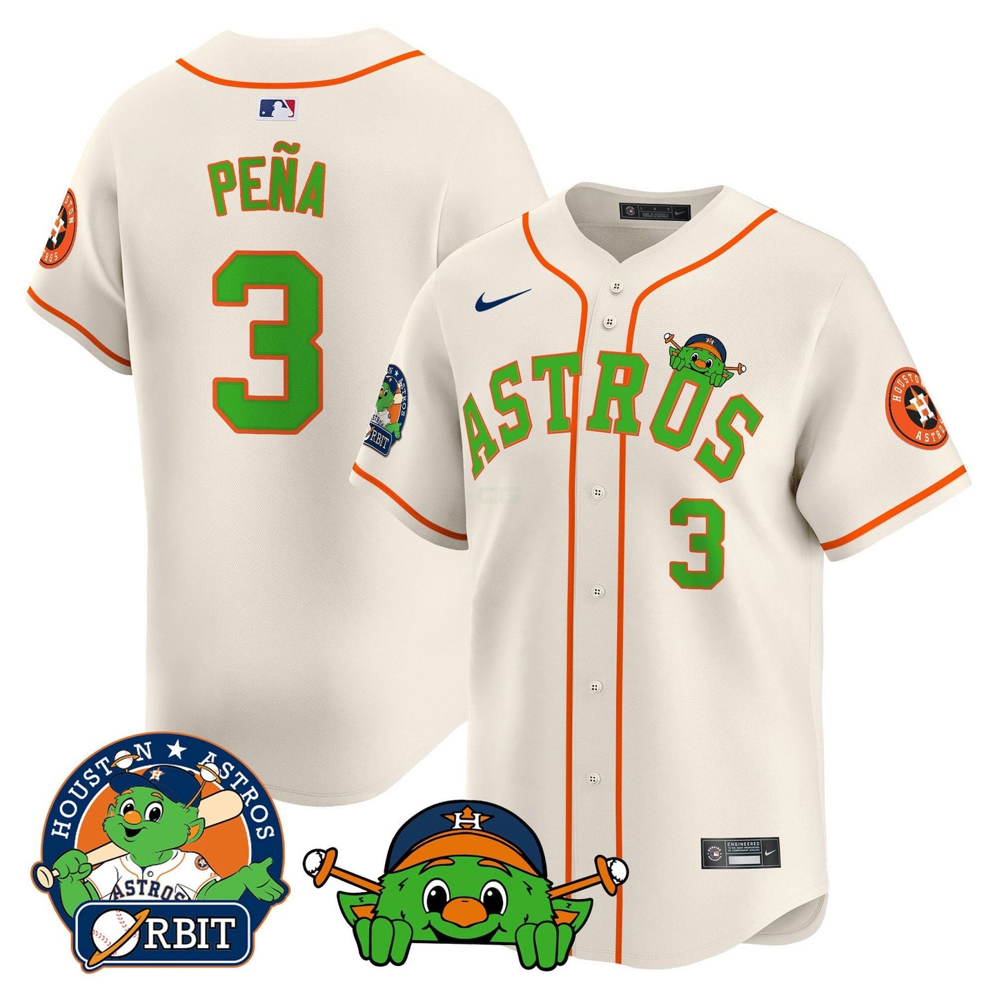 Camisa MLB Men’s Orbit Patch Vapor Premier Limited Jersey V3