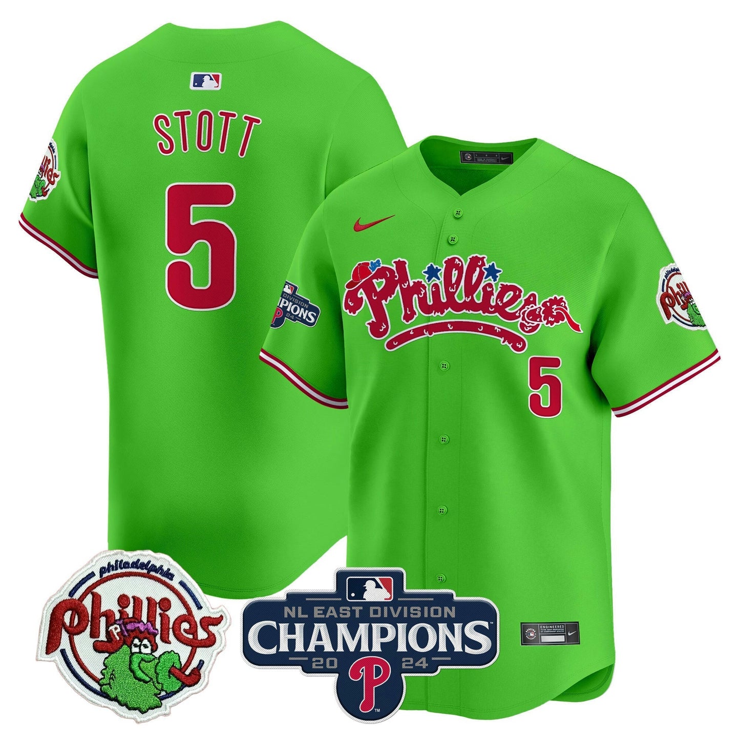 Camisa MLB Men’s Phanatic 2024 NL East Division Champions Vapor Premier Limited Jersey