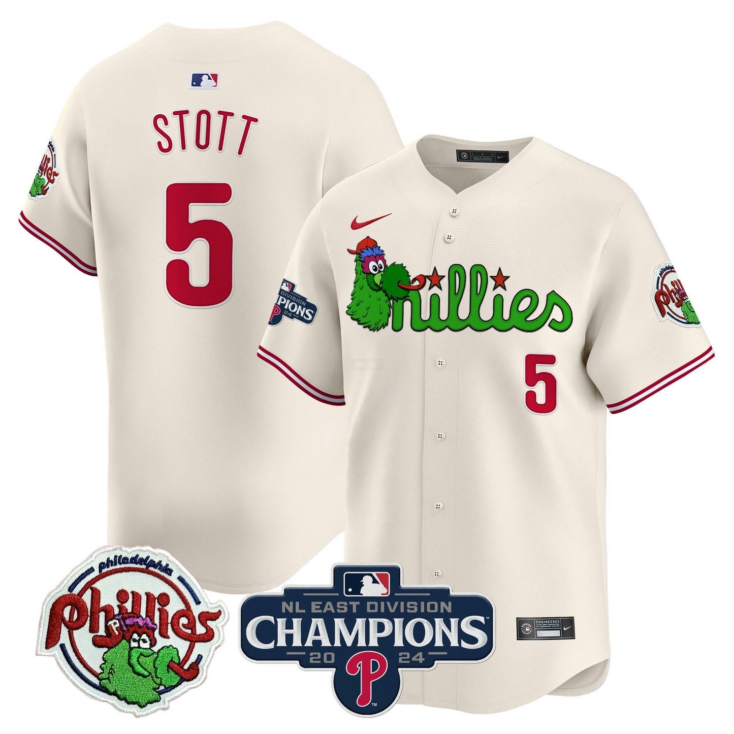 Camisa MLB Men’s Phanatic 2024 NL East Division Champions Vapor Premier Limited Jersey V2