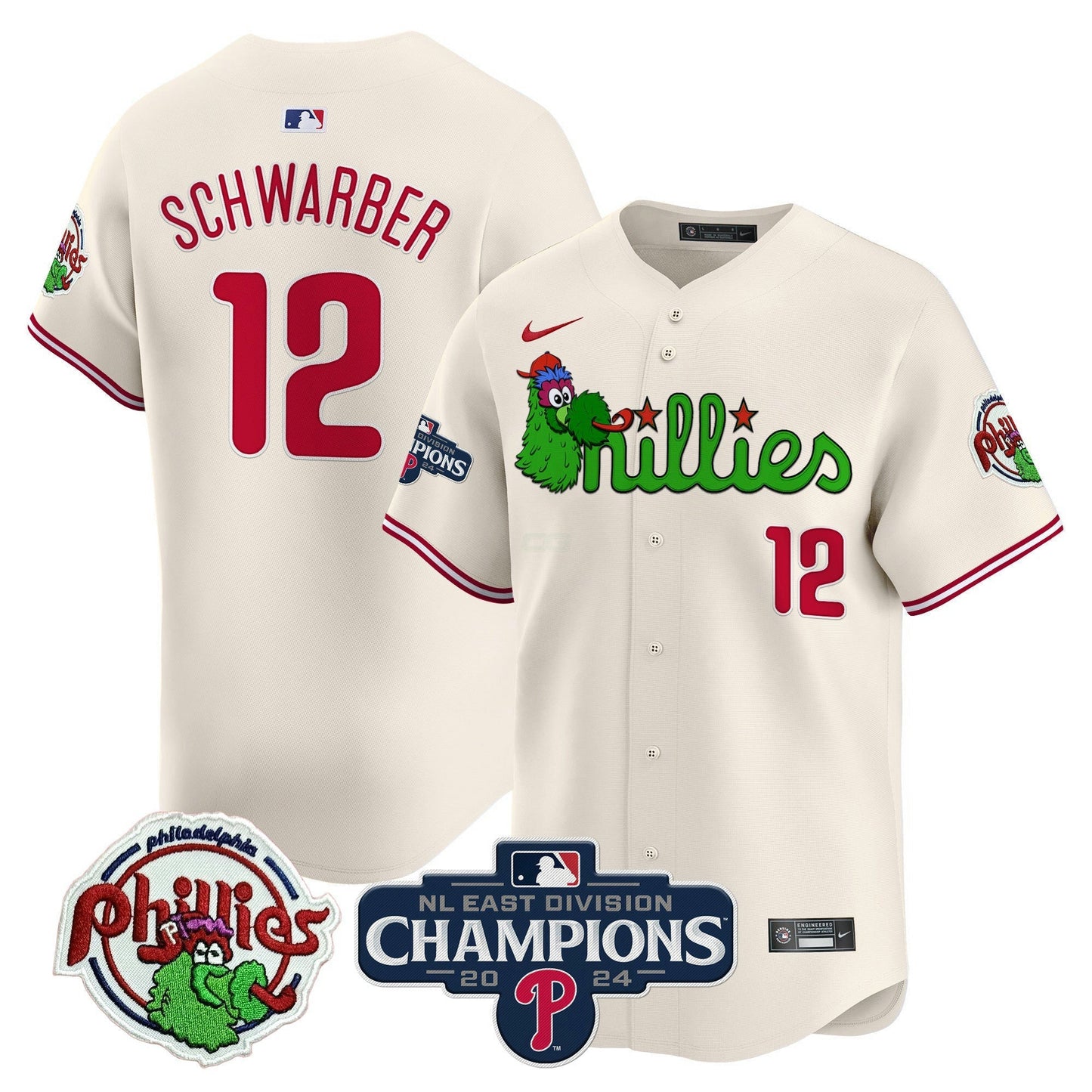 Camisa MLB Men’s Phanatic 2024 NL East Division Champions Vapor Premier Limited Jersey V2