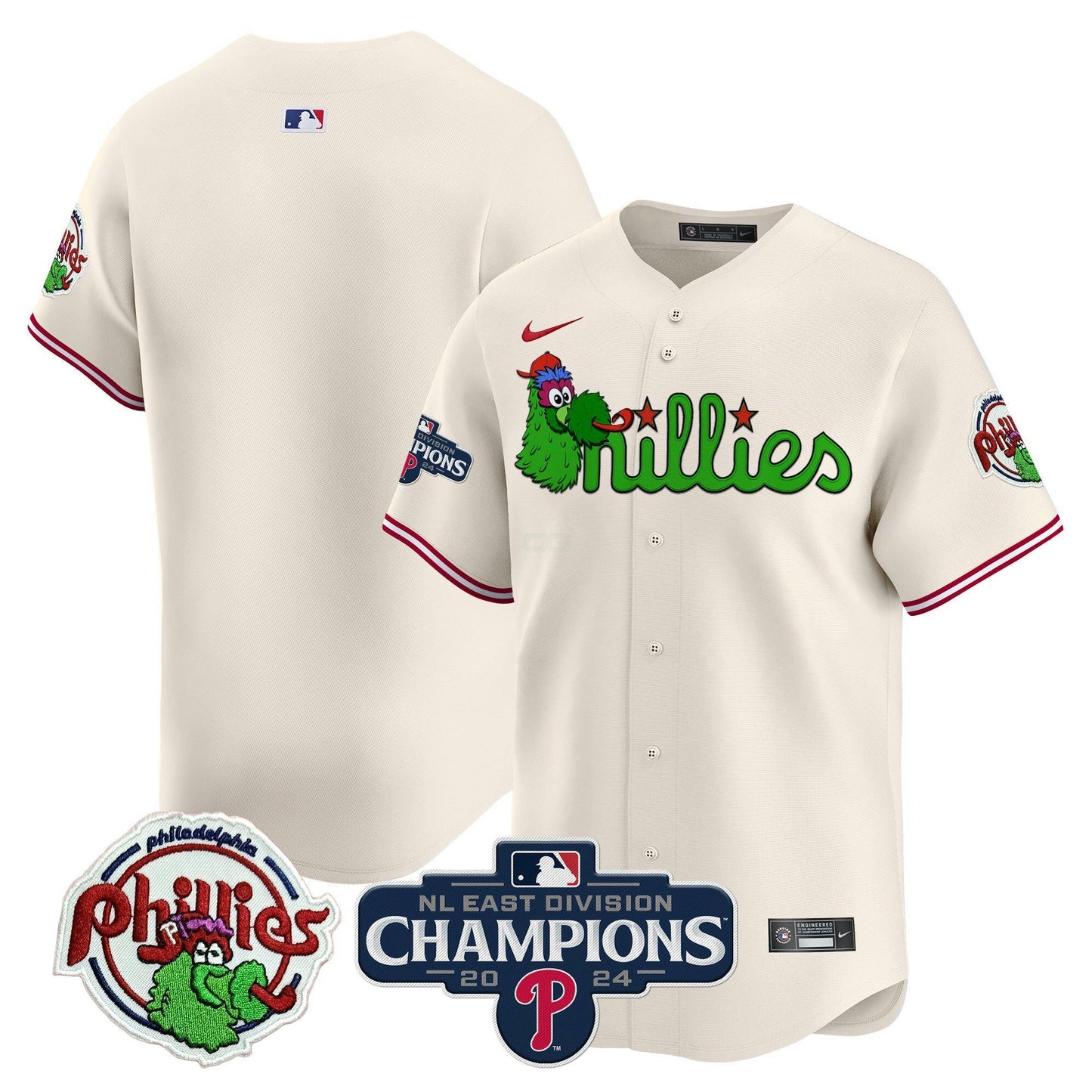 Camisa MLB Men’s Phanatic 2024 NL East Division Champions Vapor Premier Limited Jersey V2