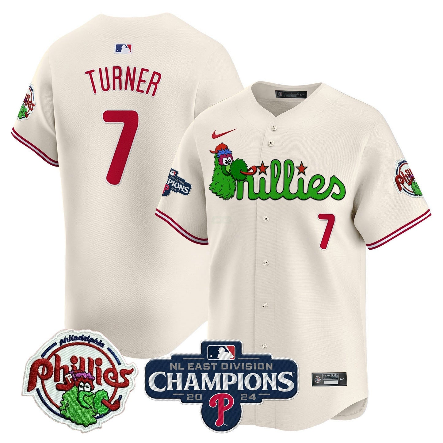 Camisa MLB Men’s Phanatic 2024 NL East Division Champions Vapor Premier Limited Jersey V2