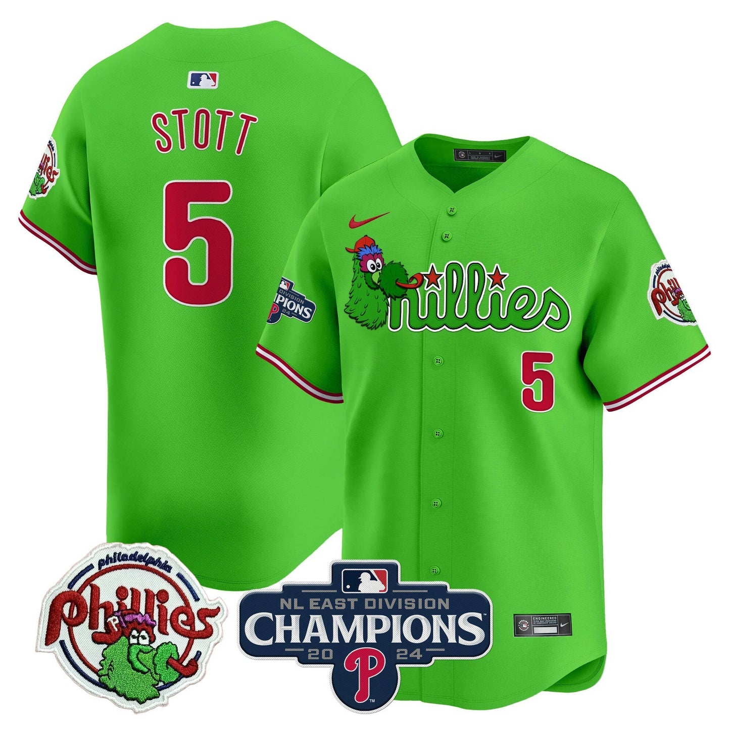 Camisa MLB Men’s Phanatic 2024 NL East Division Champions Vapor Premier Limited Jersey V2
