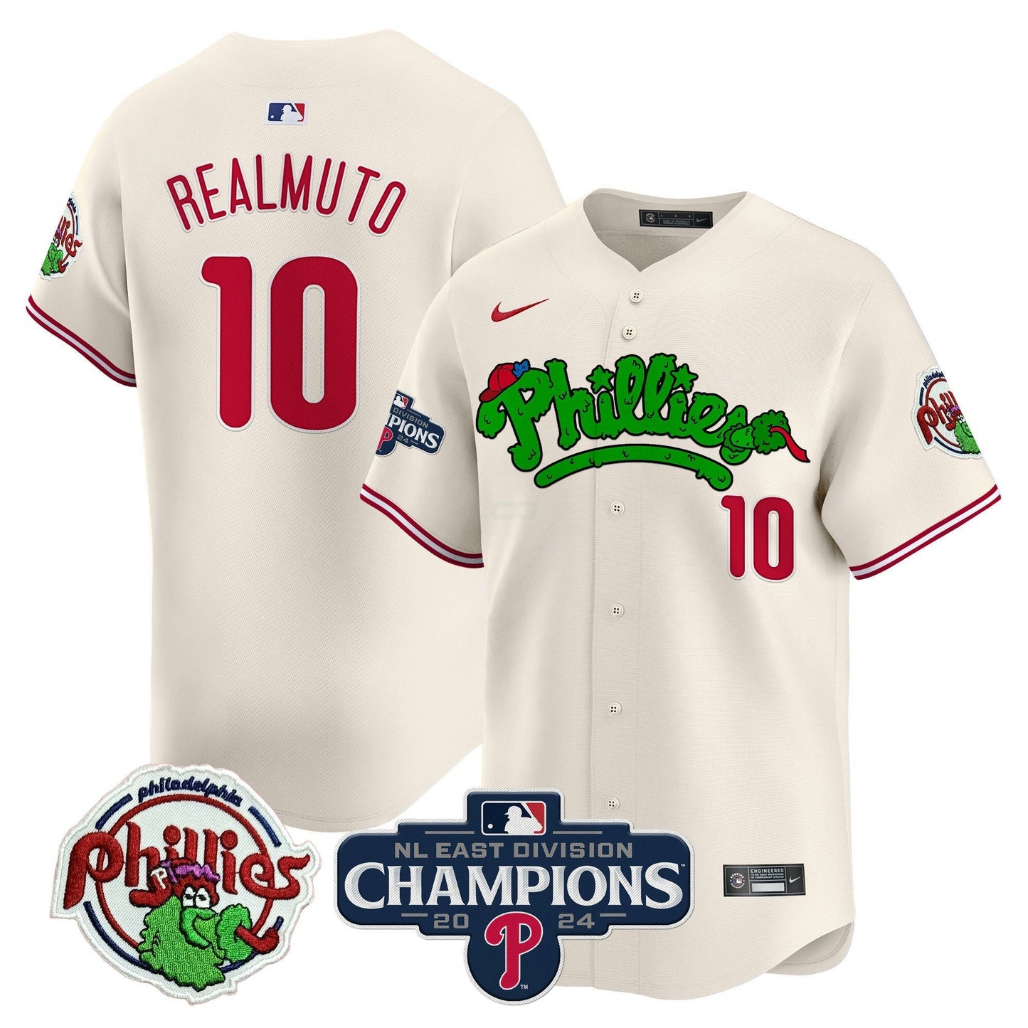 Camisa MLB Men’s Phanatic 2024 NL East Division Champions Vapor Premier Limited Jersey