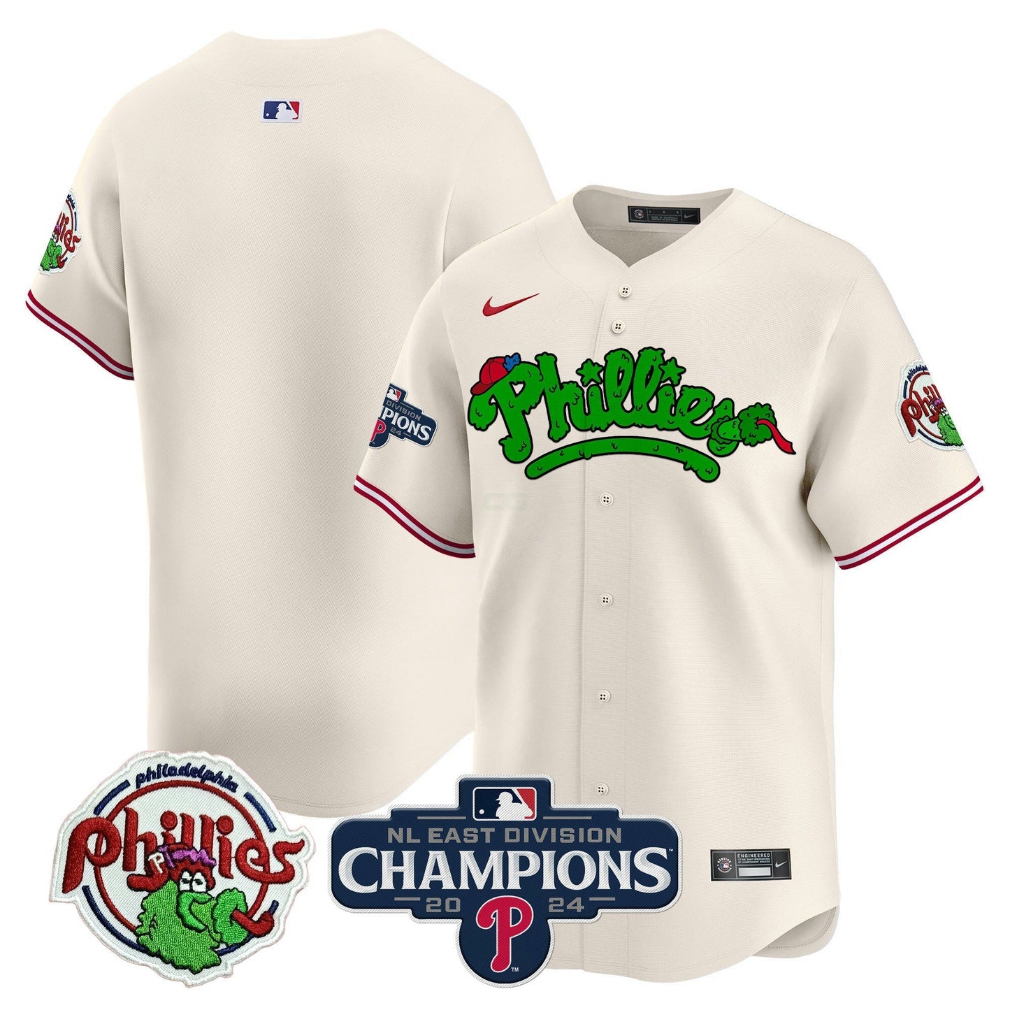 Camisa MLB Men’s Phanatic 2024 NL East Division Champions Vapor Premier Limited Jersey