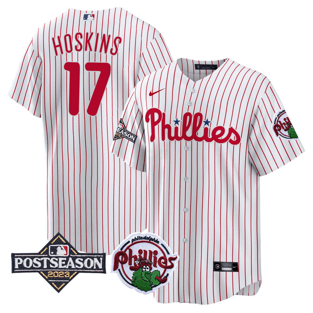 Camisa MLB Men’s Philadelphia 2023 Postseason Patch Jersey