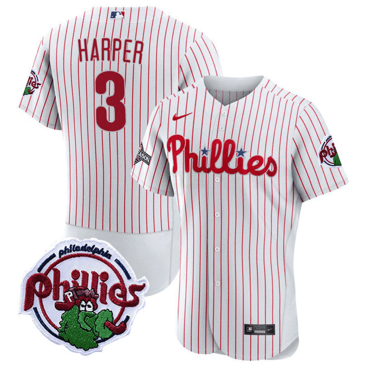 Camisa MLB Men’s Philadelphia 2023 Postseason Patch Jersey