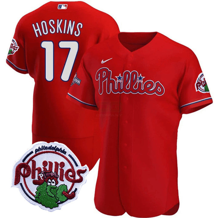 Camisa MLB Men’s Philadelphia 2023 Postseason Patch Jersey