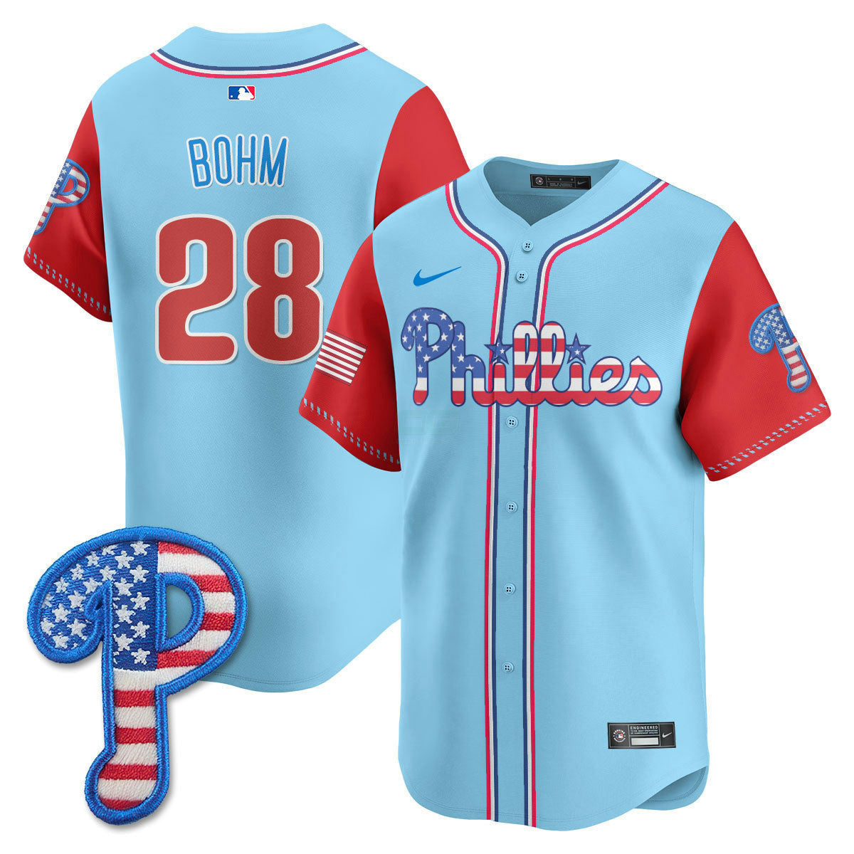 Camisa MLB Men’s Philadelphia 2025 Fourth of July Vapor Premier Limited Jersey