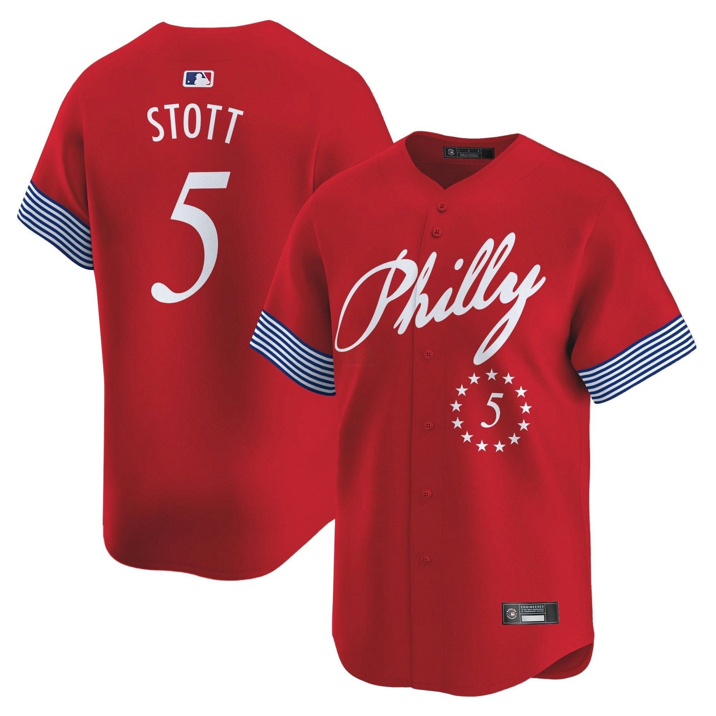 Camisa MLB Men’s Philadelphia 2025 Independence Day Vapor Premier Limited Jersey V2