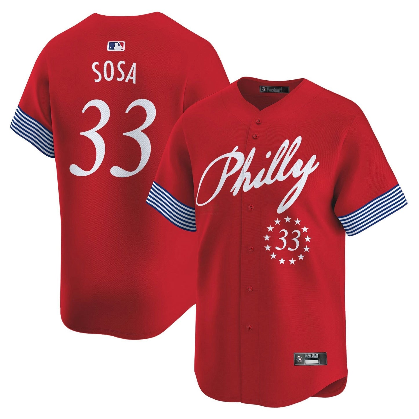 Camisa MLB Men’s Philadelphia 2025 Independence Day Vapor Premier Limited Jersey V2