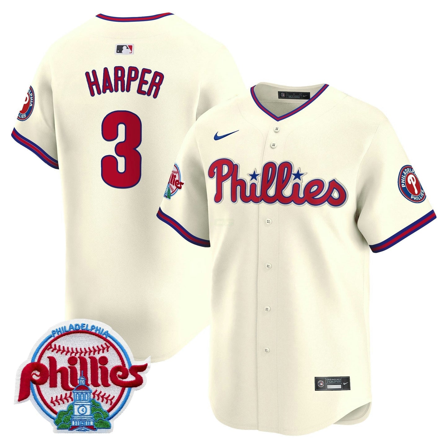 Camisa MLB Men’s Philadelphia 2025 Vapor Premier Limited Jersey