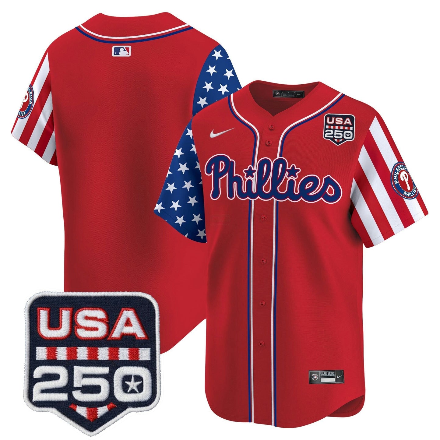 Camisa MLB Men’s Philadelphia America250 Edition Vapor Premier Limited Jersey