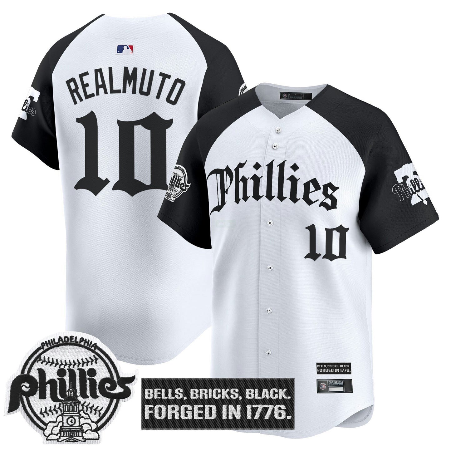 Camisa MLB Men’s Philadelphia ‘Gothic Liberty Edition’ Vapor Premier Limited Jersey
