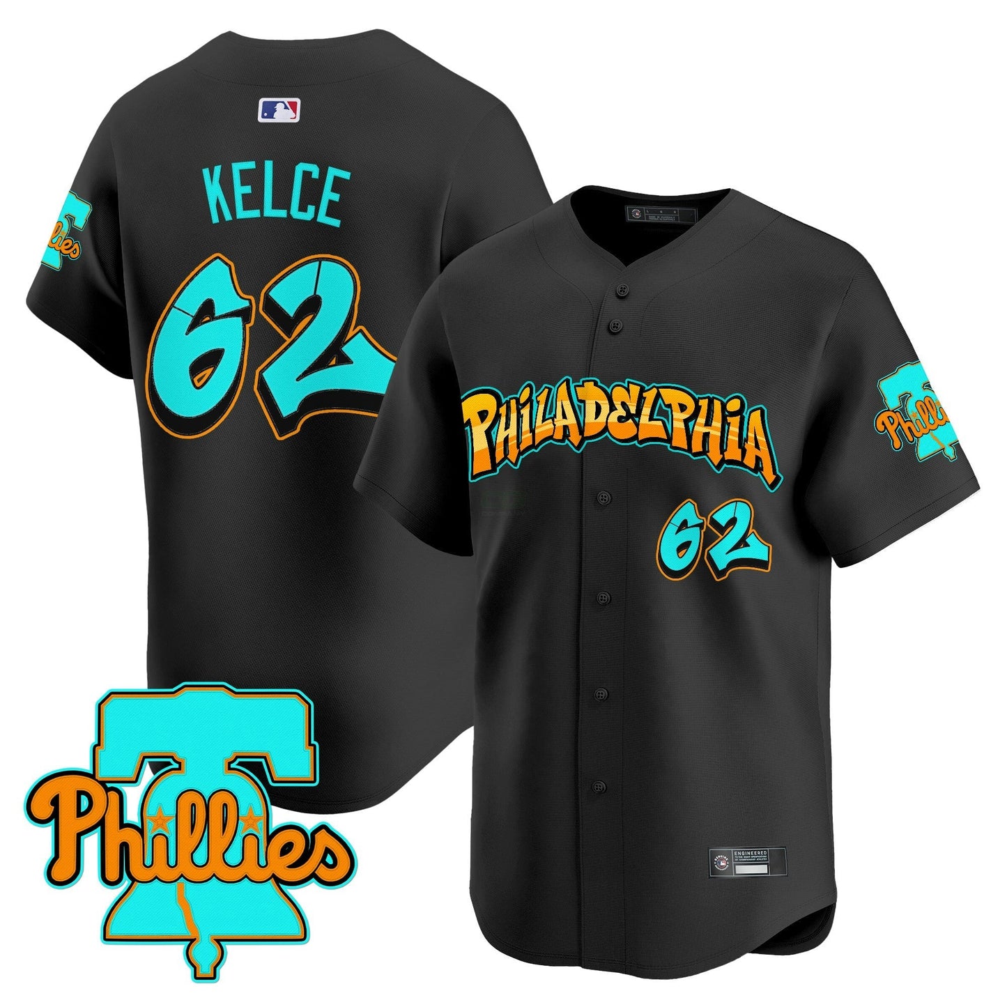 Camisa MLB Men’s Philadelphia ‘Graffiti Broad Street Edition’ Vapor Premier Limited Jersey