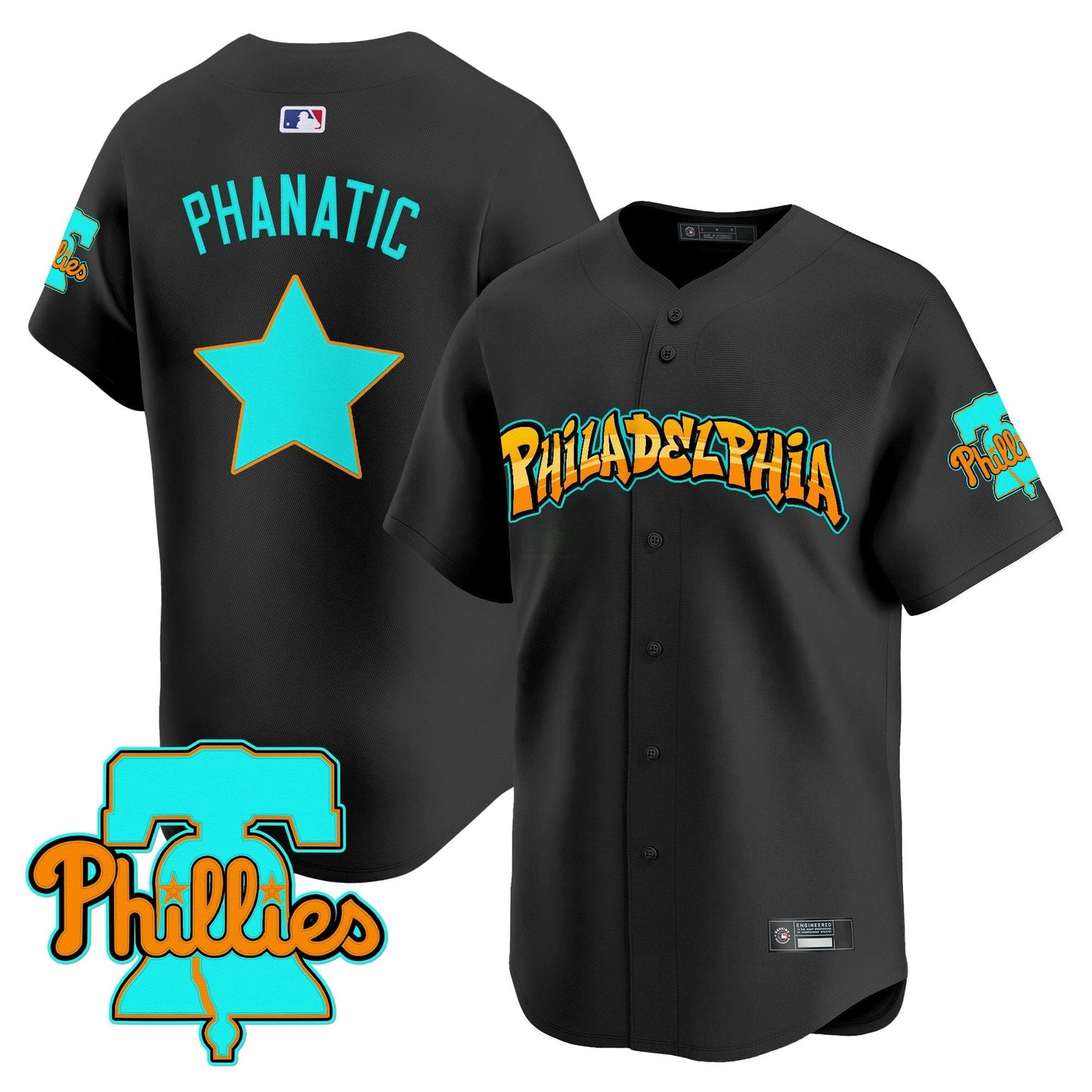 Camisa MLB Men’s Philadelphia ‘Graffiti Broad Street Edition’ Vapor Premier Limited Jersey