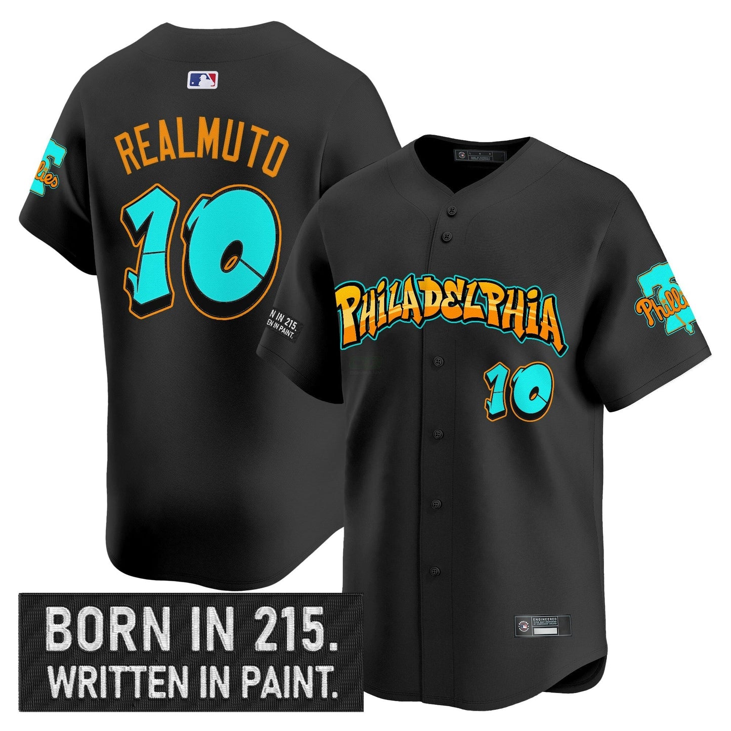 Camisa MLB Men’s Philadelphia ‘Graffiti Broad Street Edition ‘Vapor Premier Limited Jersey V2