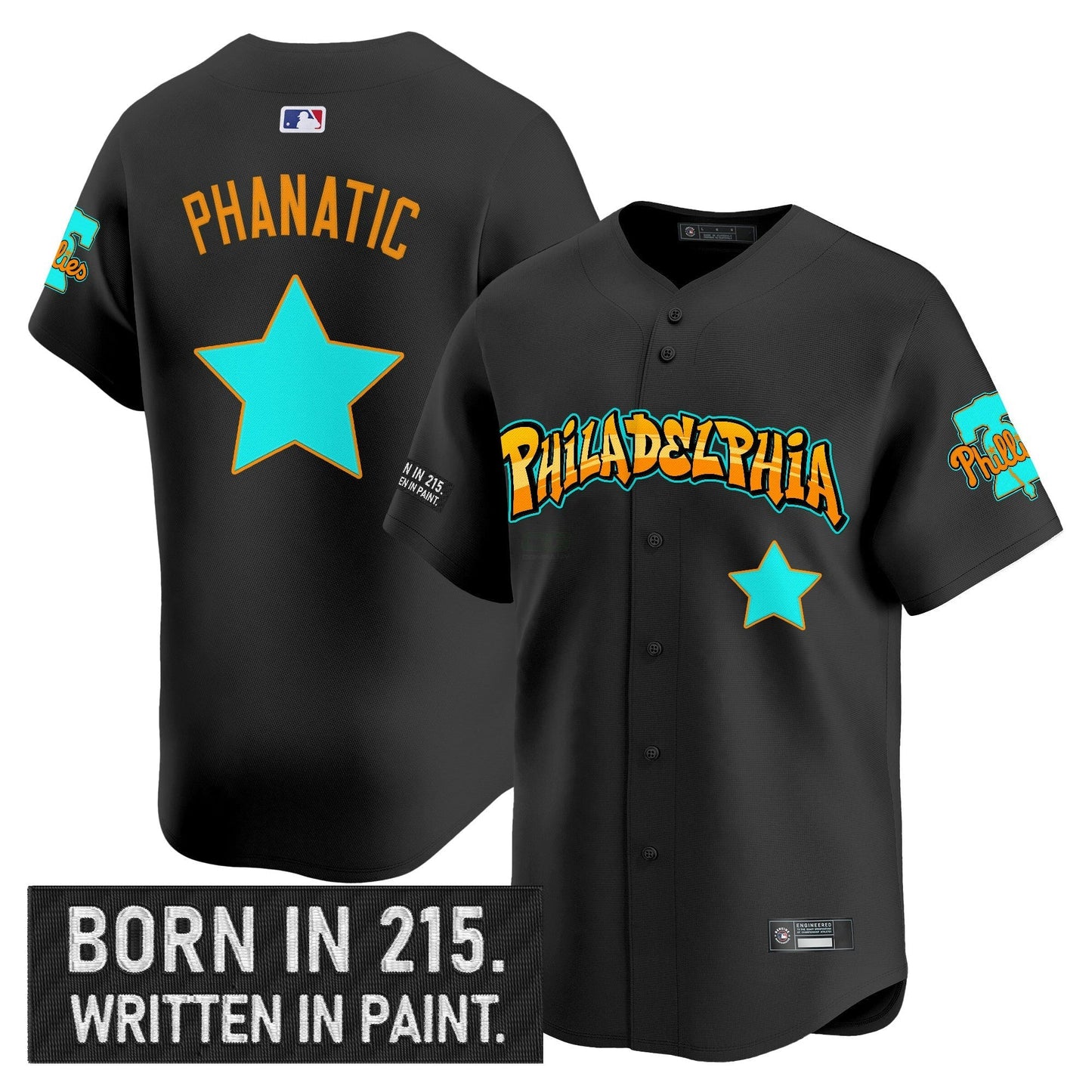 Camisa MLB Men’s Philadelphia ‘Graffiti Broad Street Edition ‘Vapor Premier Limited Jersey V2