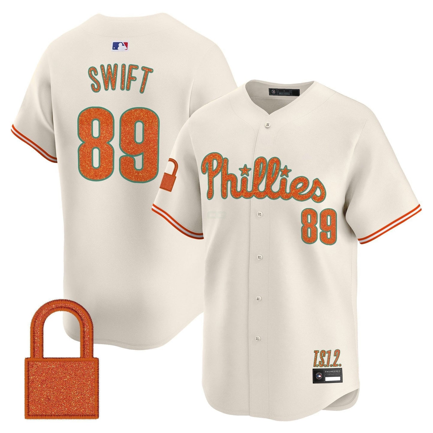 Camisa MLB Men’s Philadelphia ‘Taylor Swift – TS12 – The Life of a Showgirl’ Vapor Premier Limited Jersey