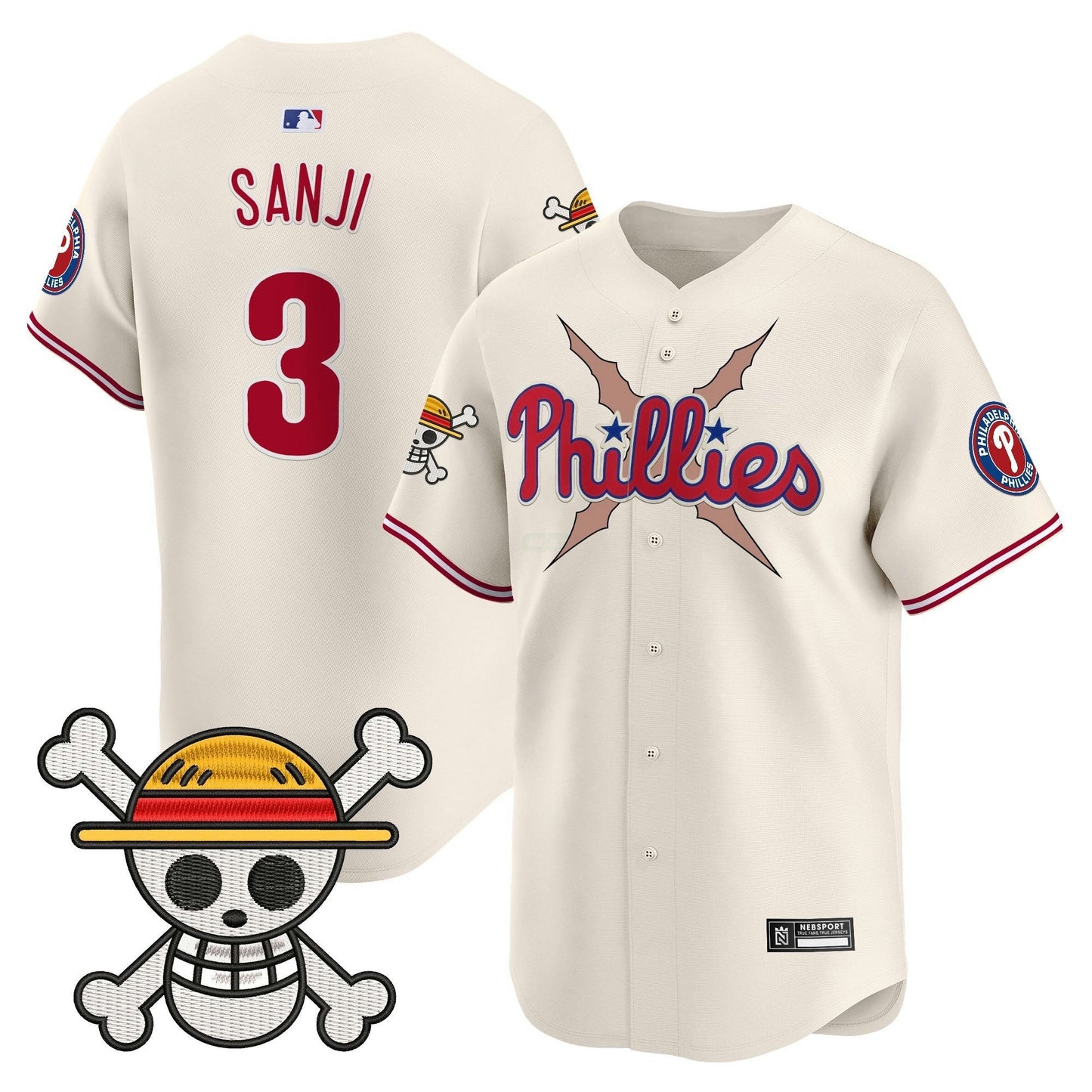 Camisa MLB Men’s Philadelphia x One Piece 2025 Vapor Premier Limited Jersey