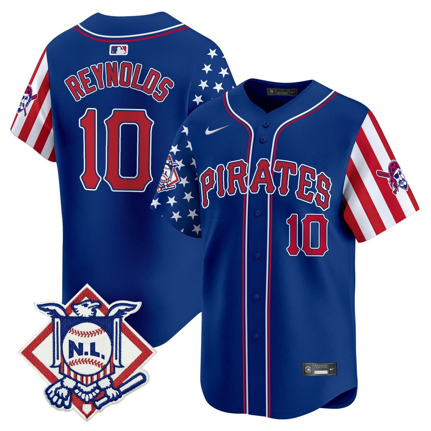 Camisa MLB Men’s Pittsburgh 2024 Fourth of July Vapor Premier Limited Jersey