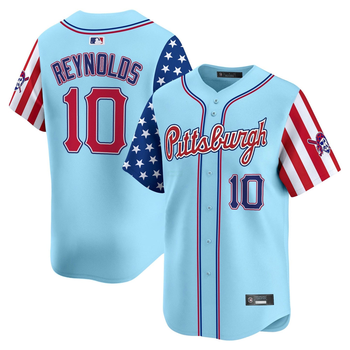Camisa MLB Men’s Pittsburgh 2025 Independence Day Vapor Premier Limited Jersey