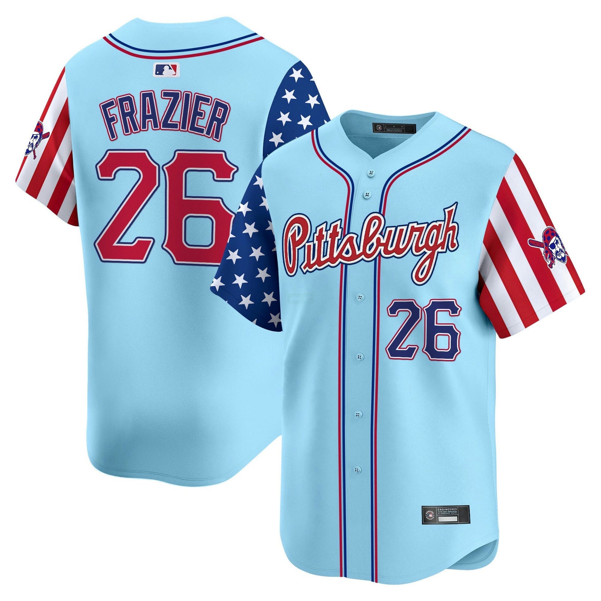 Camisa MLB Men’s Pittsburgh 2025 Independence Day Vapor Premier Limited Jersey