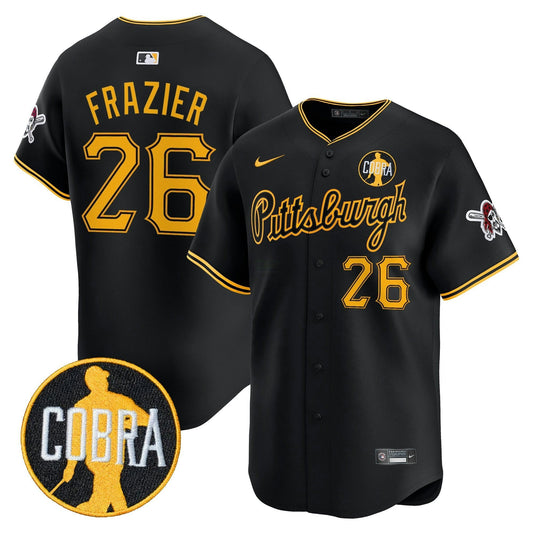 Camisa MLB Men’s Pittsburgh ‘Dave Parker Cobra Patch’ Vapor Premier Limited Jersey