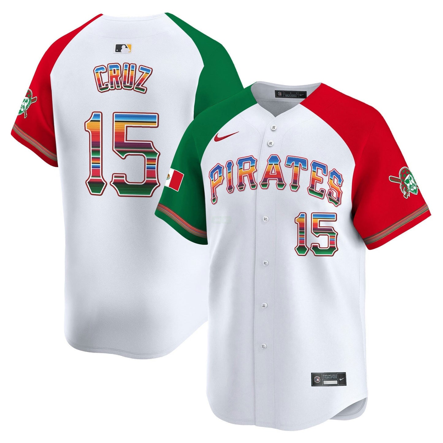 Camisa MLB Men’s Pittsburgh Mexico Vapor Premier Limited Jersey