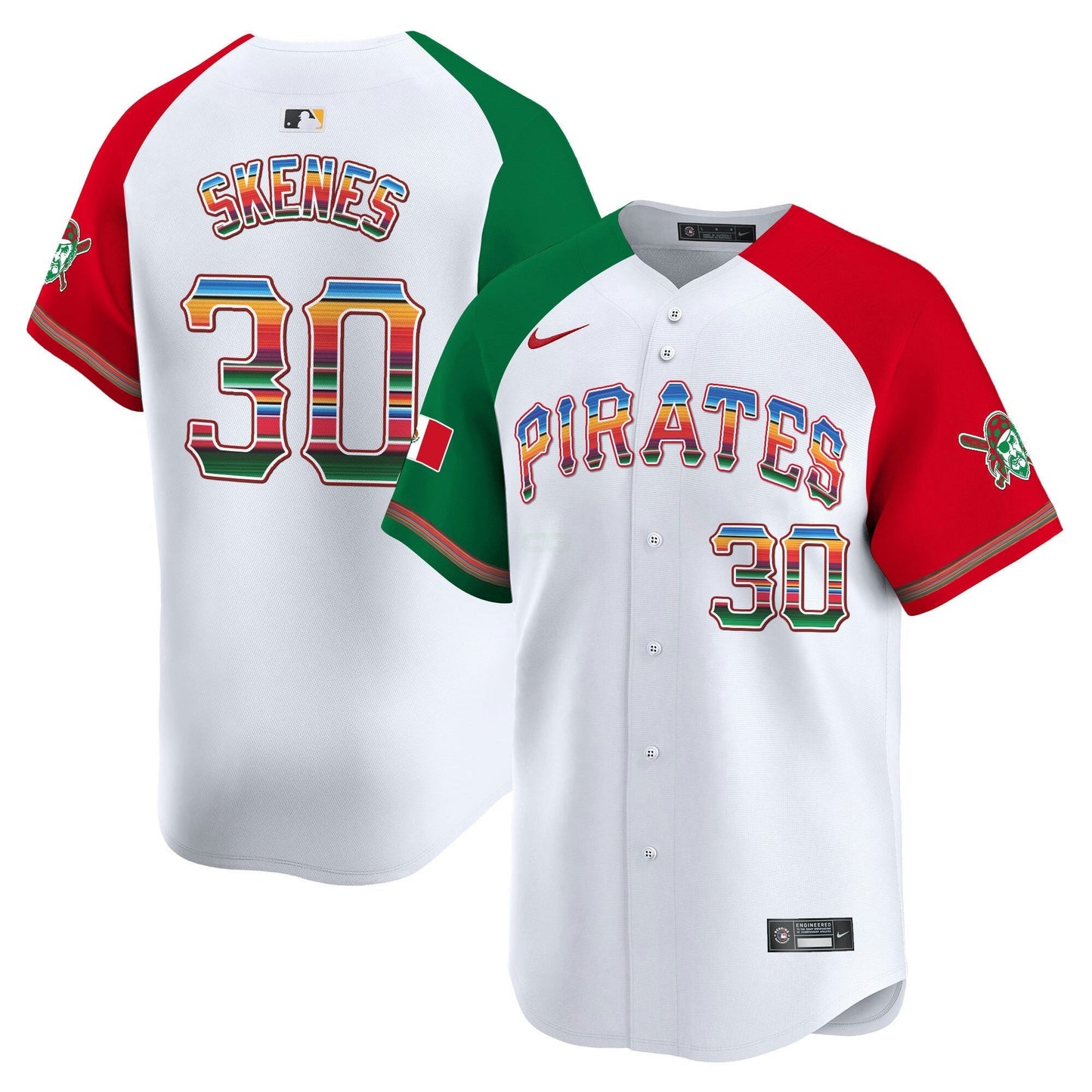Camisa MLB Men’s Pittsburgh Mexico Vapor Premier Limited Jersey