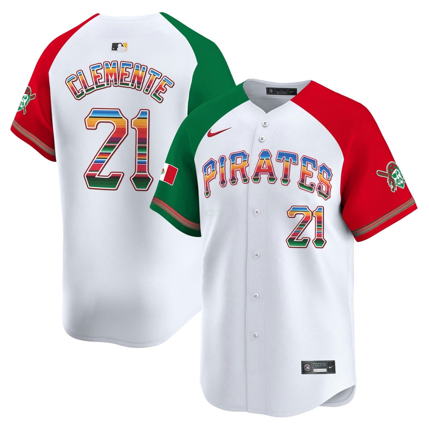 Camisa MLB Men’s Pittsburgh Mexico Vapor Premier Limited Jersey