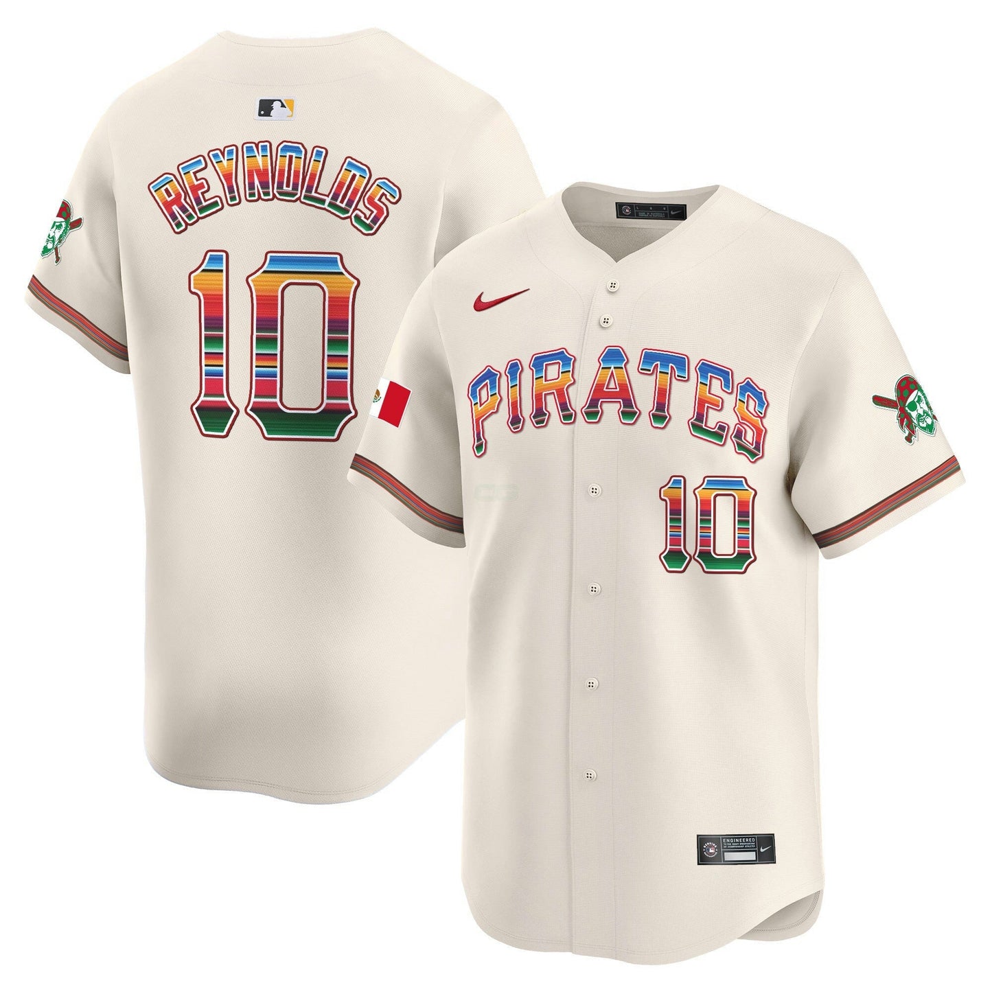 Camisa MLB Men’s Pittsburgh Mexico Vapor Premier Limited Jersey