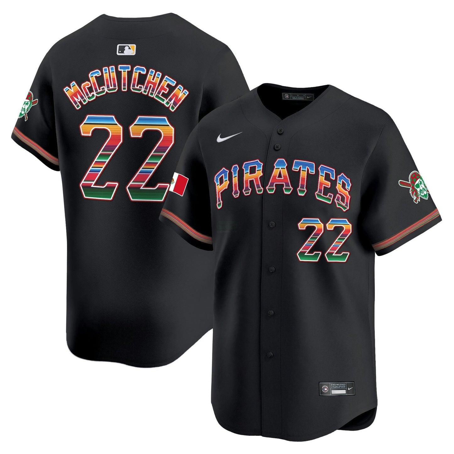 Camisa MLB Men’s Pittsburgh Mexico Vapor Premier Limited Jersey