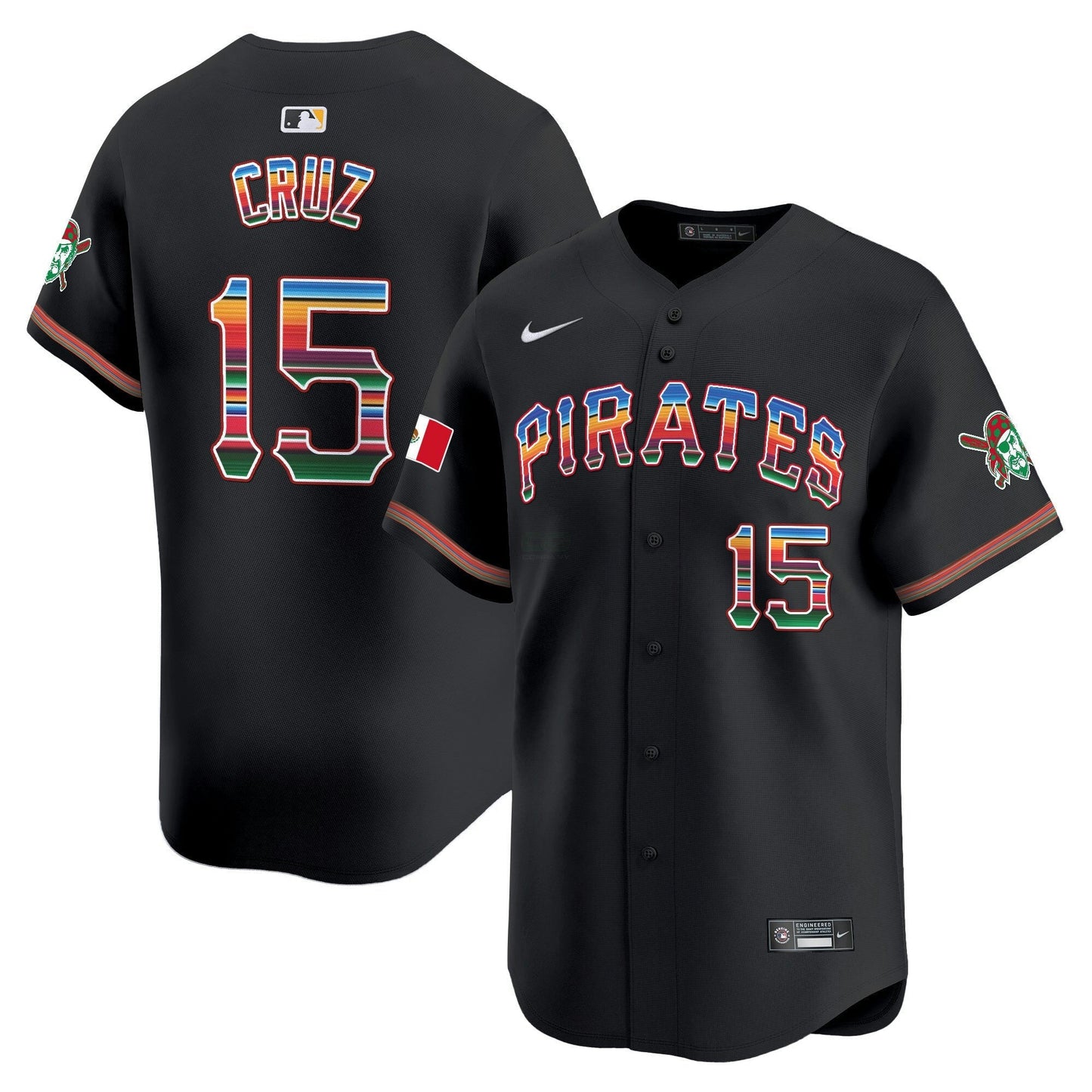Camisa MLB Men’s Pittsburgh Mexico Vapor Premier Limited Jersey