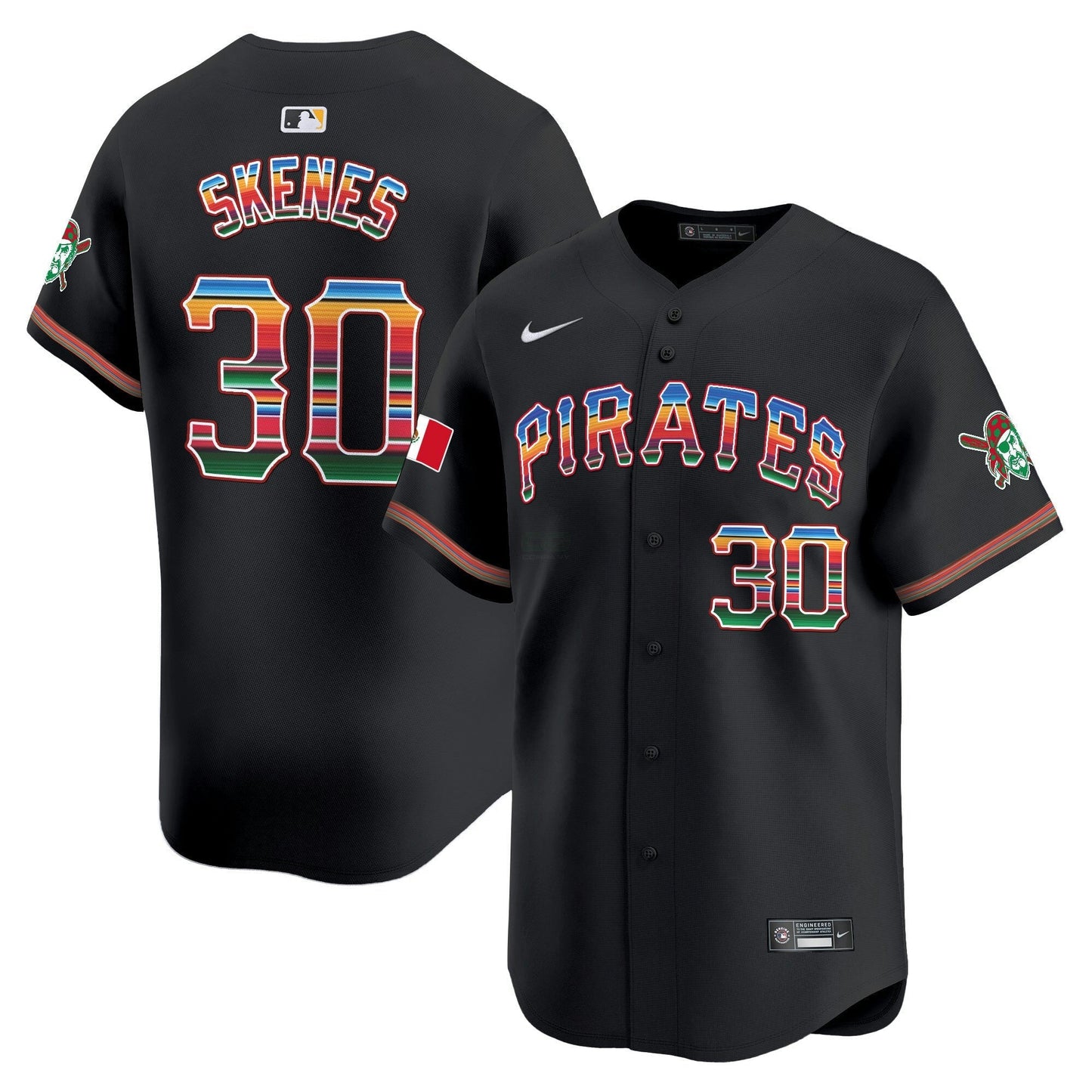 Camisa MLB Men’s Pittsburgh Mexico Vapor Premier Limited Jersey