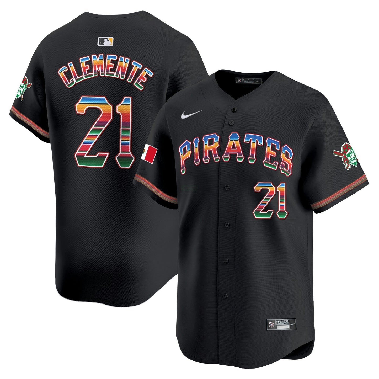 Camisa MLB Men’s Pittsburgh Mexico Vapor Premier Limited Jersey
