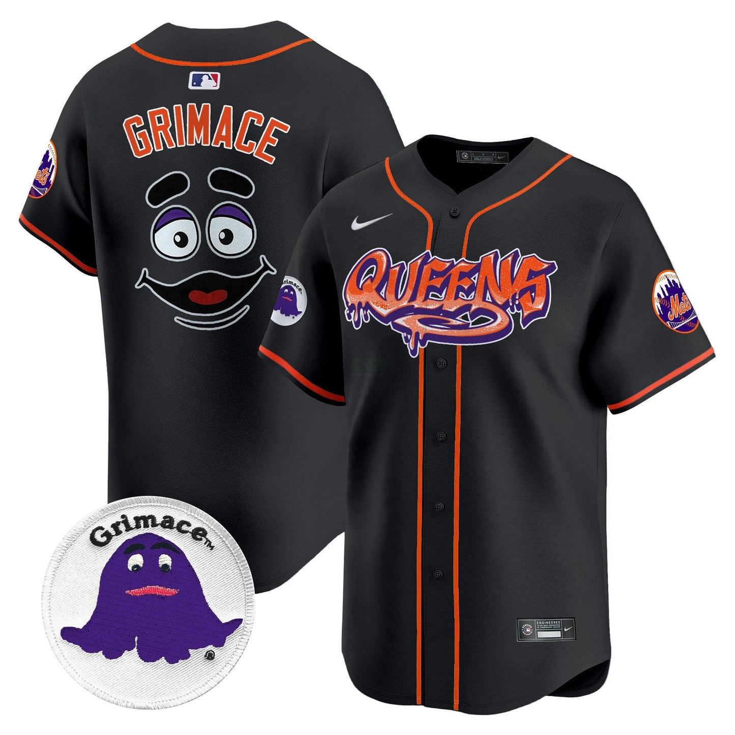 Camisa MLB Men’s Queens Graffiti Vapor Premier Limited Jersey