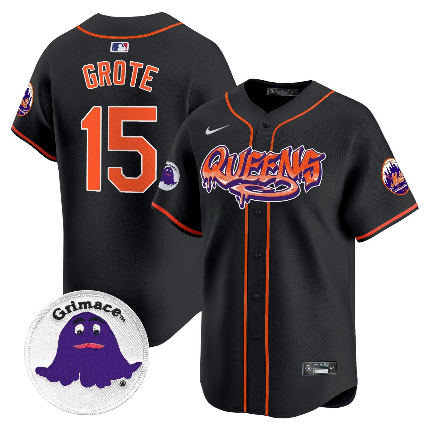 Camisa MLB Men’s Queens Graffiti Vapor Premier Limited Jersey