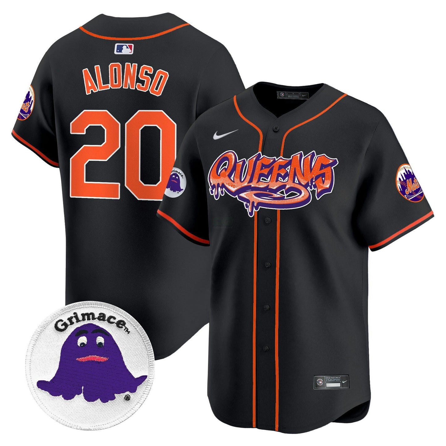 Camisa MLB Men’s Queens Graffiti Vapor Premier Limited Jersey