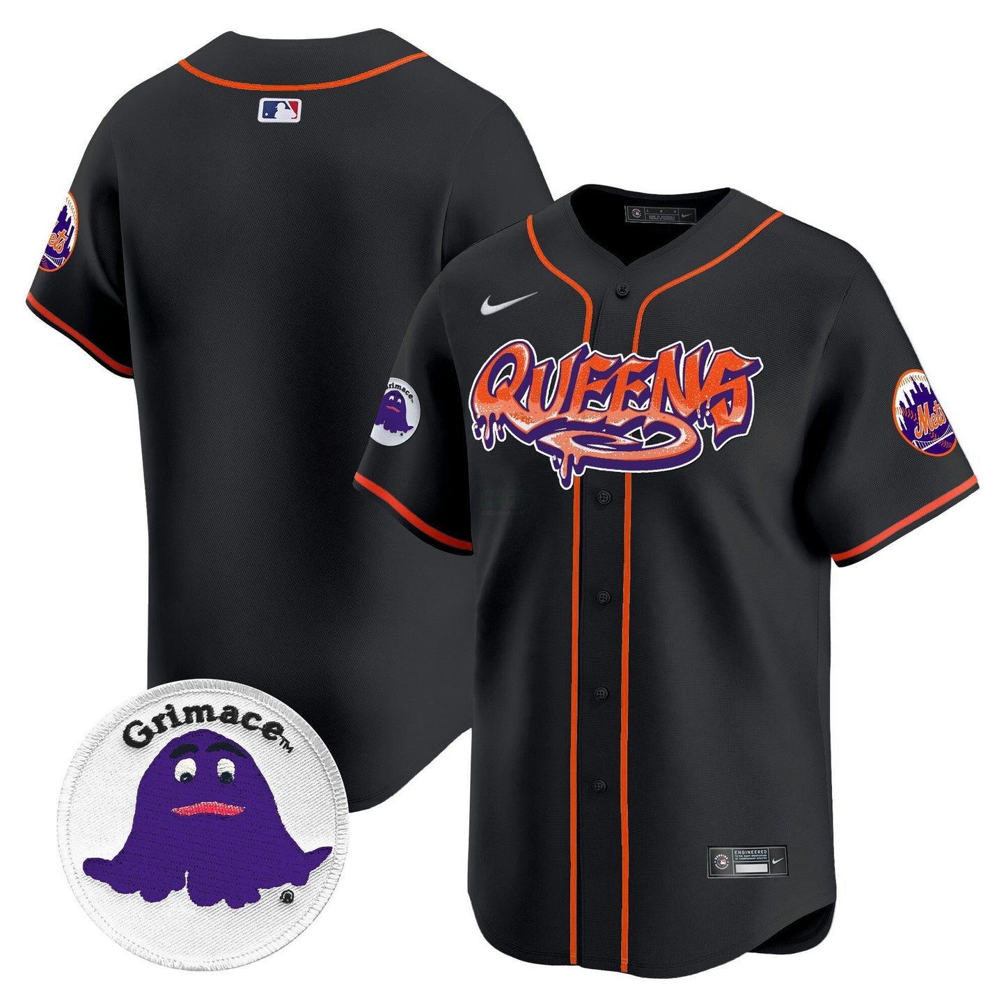 Camisa MLB Men’s Queens Graffiti Vapor Premier Limited Jersey