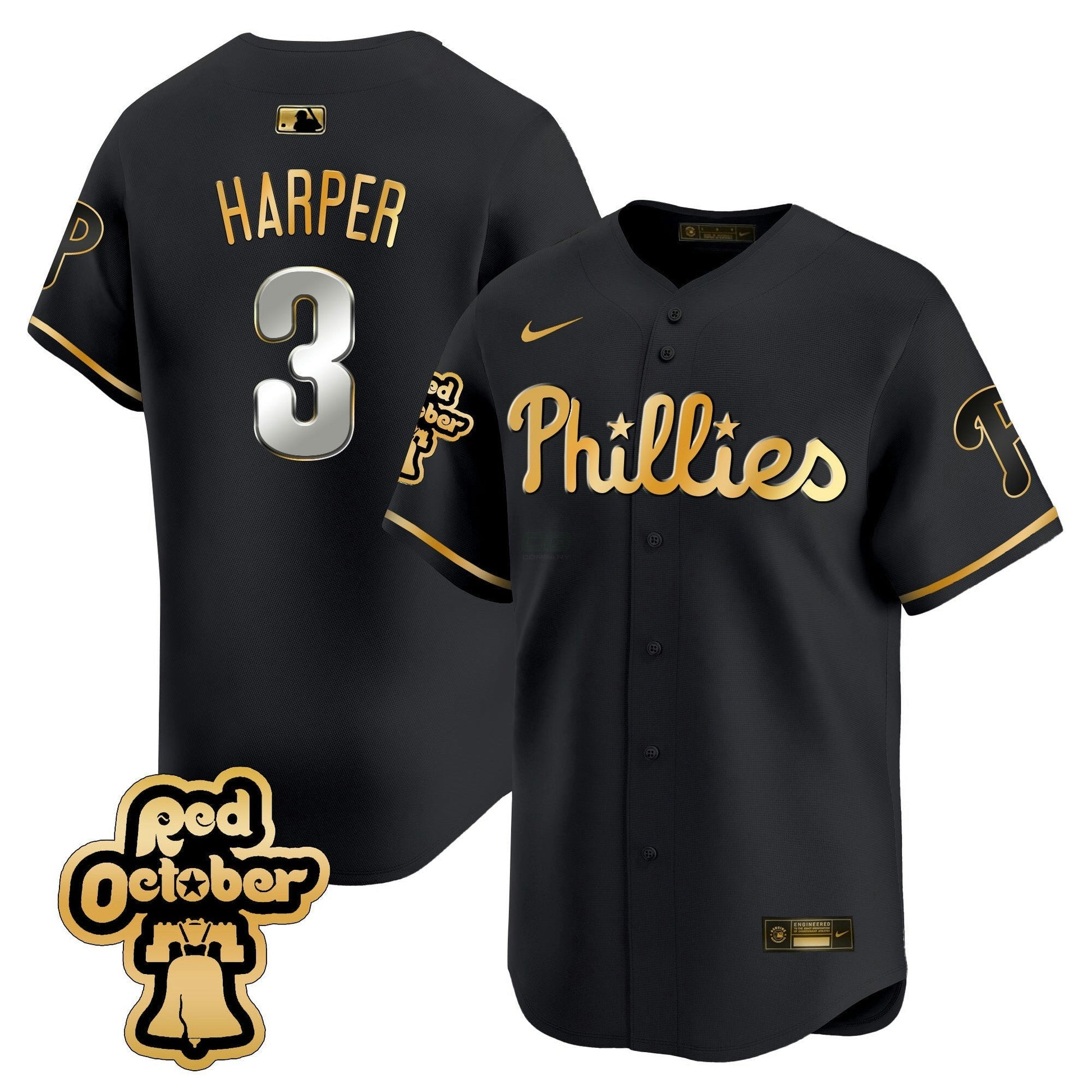 Camisa MLB Men’s Red Octorber Patch Vapor Premier Limited Jersey