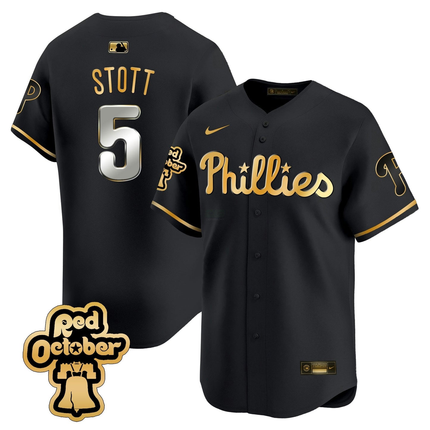 Camisa MLB Men’s Red Octorber Patch Vapor Premier Limited Jersey