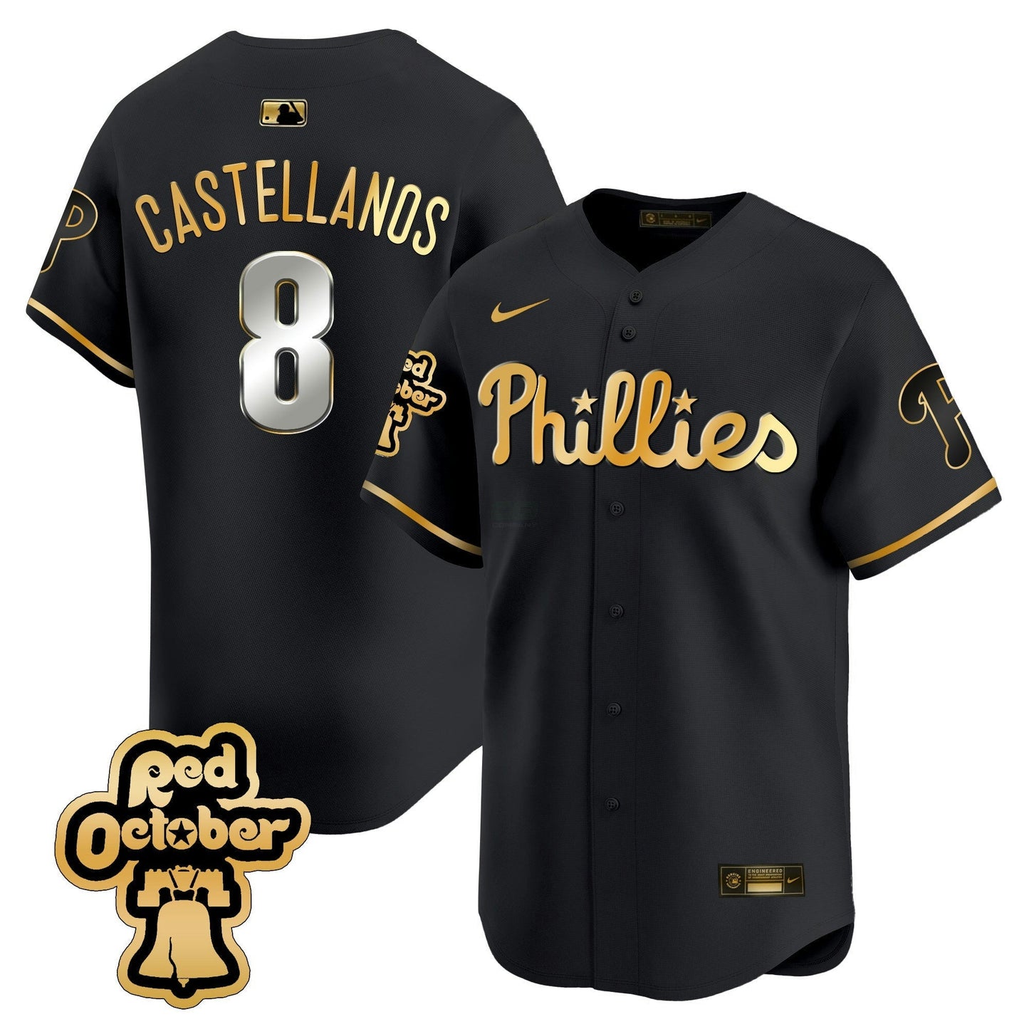 Camisa MLB Men’s Red Octorber Patch Vapor Premier Limited Jersey