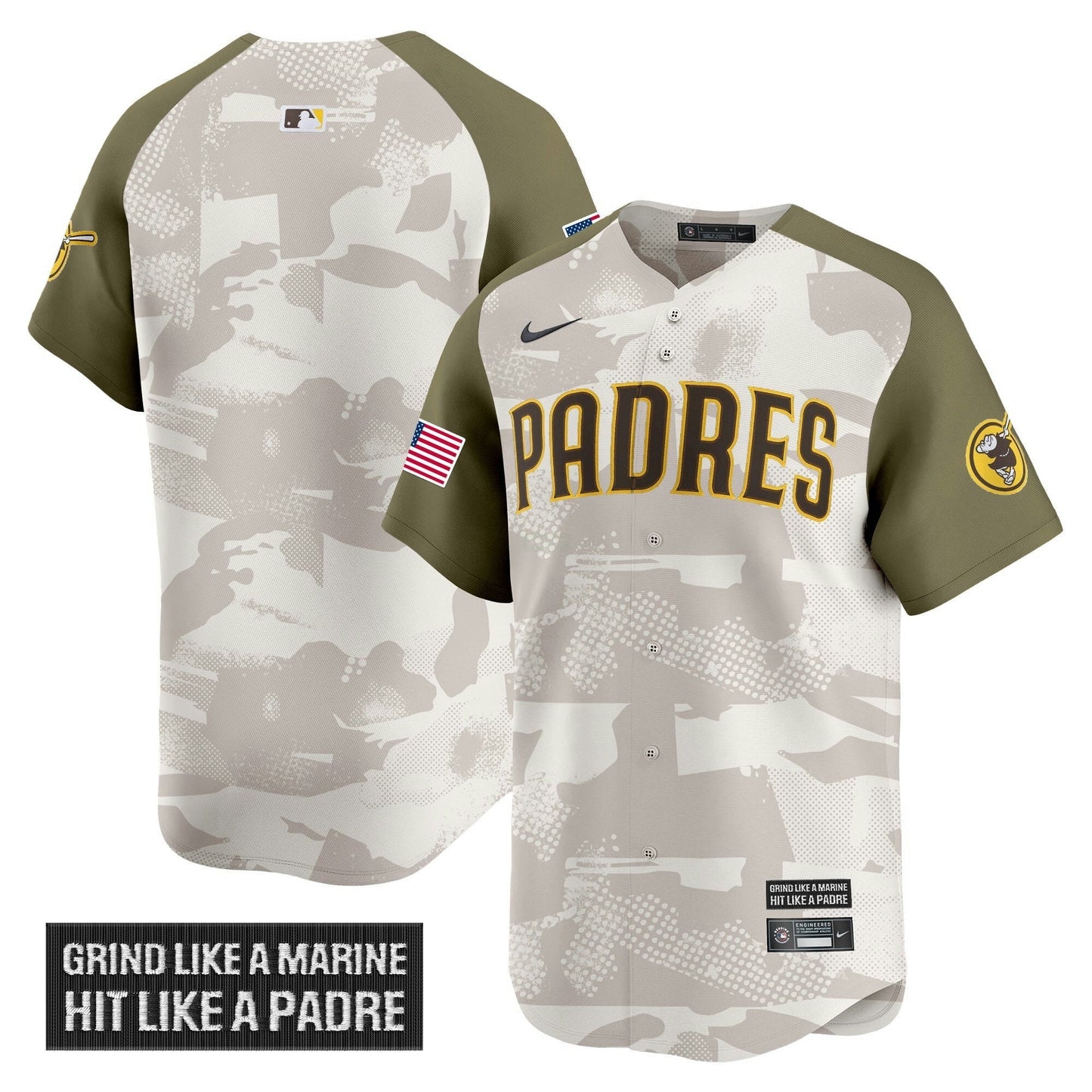 Camisa MLB Men’s San Diego 2025 Armed Forces Day Vapor Premier Limited Jersey