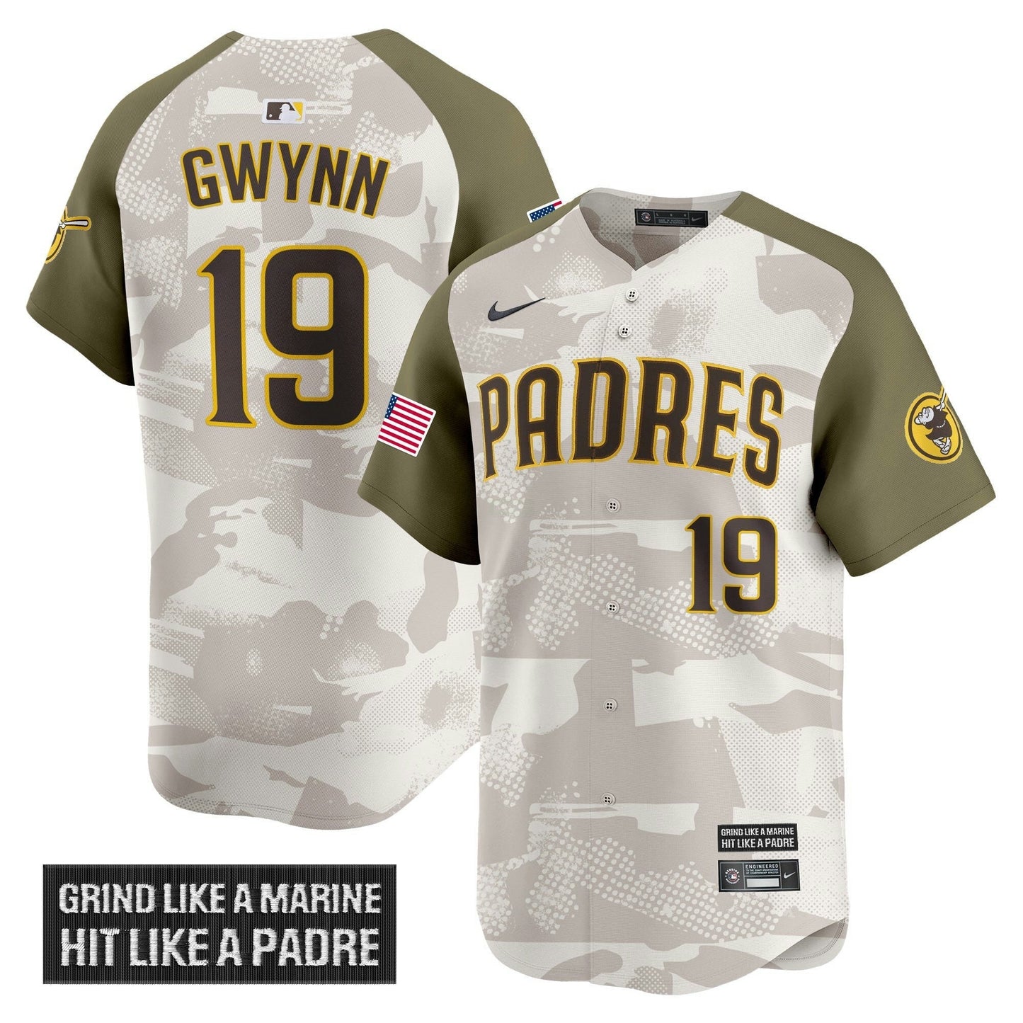 Camisa MLB Men’s San Diego 2025 Armed Forces Day Vapor Premier Limited Jersey