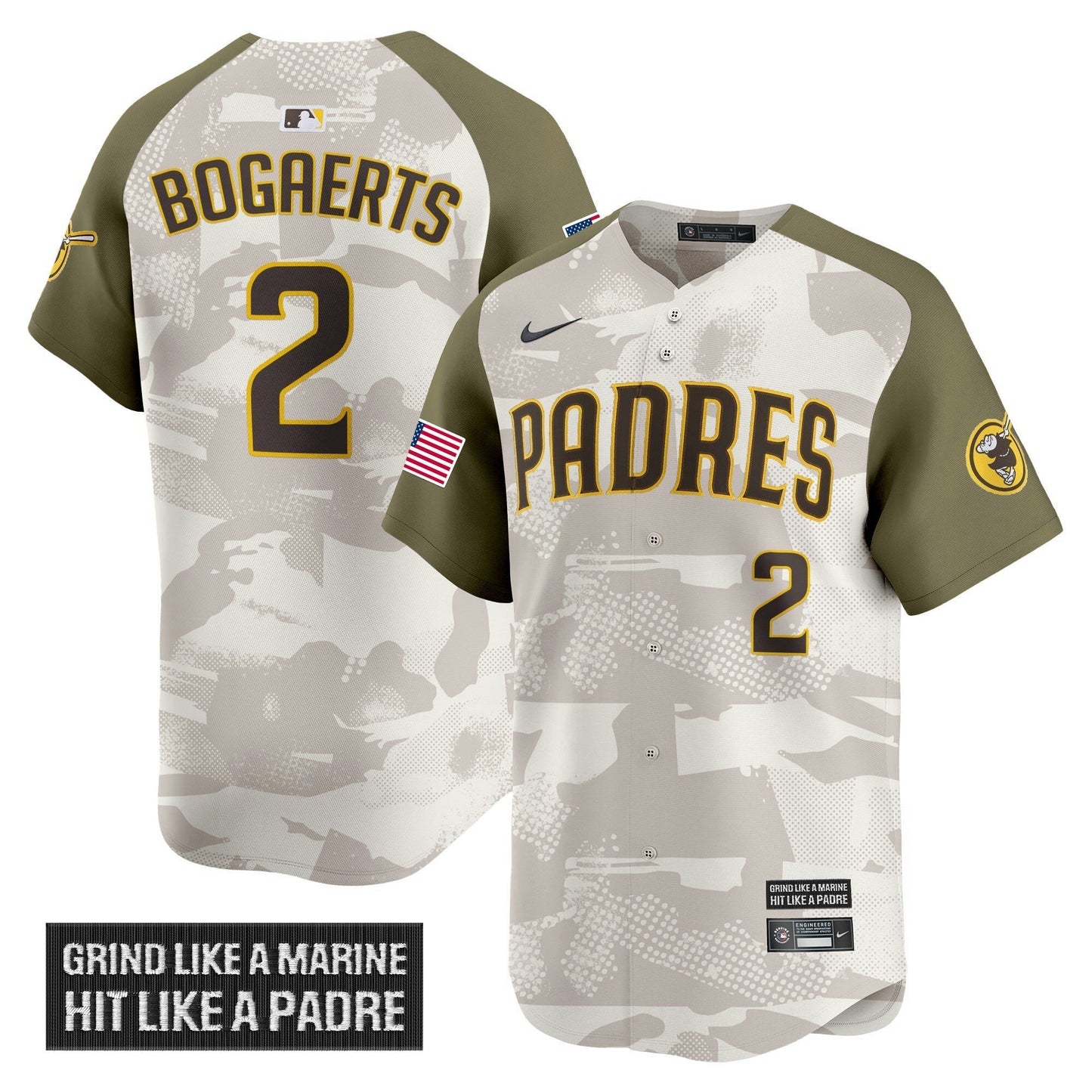 Camisa MLB Men’s San Diego 2025 Armed Forces Day Vapor Premier Limited Jersey